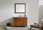Dakota 1240MM Oak Brown Vanity Unit Marble Top