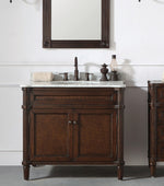 Dakota 900MM Brown Vanity Unit Marble Top