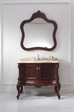 Luxury White Marble Vanity Unit 1000MM