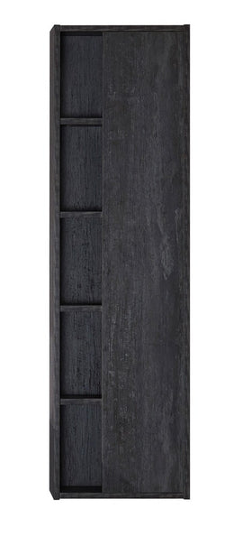 Modern Dark Grey Side Cabinet 16”