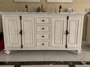 1600MM White Marble Vanity Unit – Exclusive Model