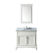 Classic 900MM Antique White Vanity Unit Marble