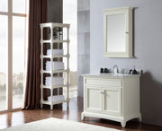 Classic 900MM Antique White Vanity Unit Marble