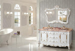Luxury 1650MM Double Marble Vanity Unit – PURE WHITE