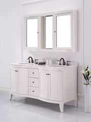 1500MM White Marble Vanity Unit – Exclusive Model