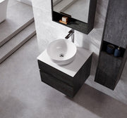Modern 24” Elegant Grey Wall Hung Vanity Unit