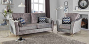 Pesaro 3 Seater Sofa Steel