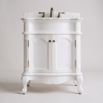 Astoria 30” White Vanity Unit With Marble Top