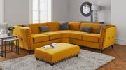 Rimini Corner Sofa Plush Mustard