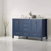 Oxford 60” Royal Blue Double Vanity Unit