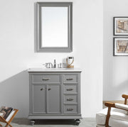 Westminister 36” Grey Vanity Unit