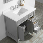 Westminister 36” Grey Vanity Unit