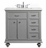 Westminister 36” Grey Vanity Unit