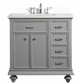 Westminister 36” Grey Vanity Unit