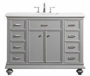 Westminister 48” Grey Floor Standing Vanity Unit