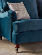 Westminister Plush Steel Corner Sofa