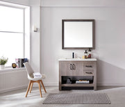 Zara 42” Vanity Unit With Carrara Stone Top